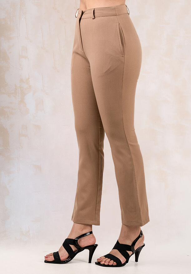 FLORENCE FLARE BEIGE PANT